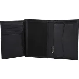 Oxmox Geldbörse Leder RFID Protect lizard grau