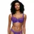 Triumph Balconette-BH Palina Moonlight Kiss Triumph x Palina Rojinski, gefütterte Spacer-Cups, Spitze, Glitzergarn braun 75