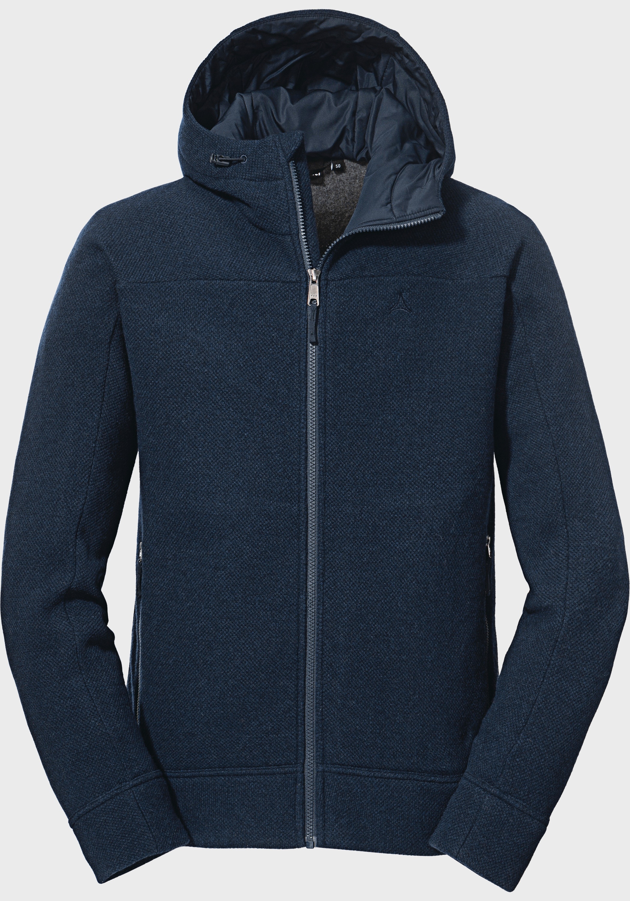 Fleecejacke »Fleece Hoody Lakefield M«, mit Kapuze, Gr. 58, 8820 - blau, , 54254563-58