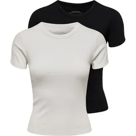 Only Kurzarmshirt Schwarz 40
