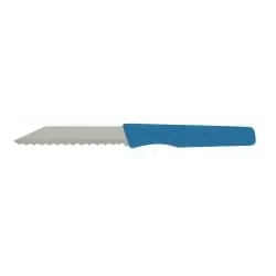 SCHNEIDER Brötchenmesser mit Wellenschliff, Bandstahlklinge 260963 , 1 Messer, Farbe: blau