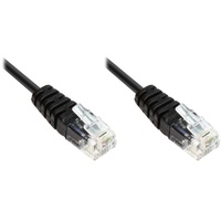 Good Connections ISDN-Anschlusskabel, 2x RJ11 Stecker, 4-adrig, rund, schwarz,