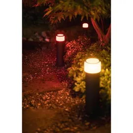 Philips Sockelleuchte Kunststoff 40,0 cm inkl. LED 350 lm schwarz