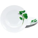 CreaTable 23436, Serie BASILIKUM, Geschirrset, Pastateller 4 teilig