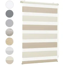 Sekey Doppelrollo 75 x 130 cm Beige/Braun