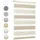 Sekey Doppelrollo 75 x 130 cm Beige/Braun