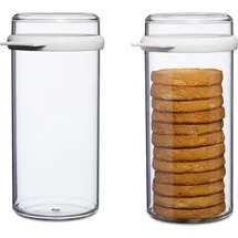 Mepal Zwiebackdose Stora Duo transparent weiß 1,9 l