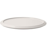 Villeroy & Boch Villeroy - Iconic Servierteller, Präsentationsteller aus Premium Porzellan für festliche Anlässe, spülmaschinengeeignet, weiß, 24 cm