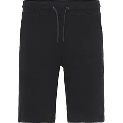 Sweatshorts BLEND "Sweatshorts BHMFortex", Herren, Gr. S, N-Gr, schwarz (schwarz beauty), Obermaterial: 100% Baumwolle CO., Hosen Sweatshorts