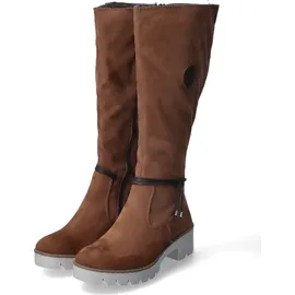 Rieker Damen Winterstiefel X5793, Frauen Stiefel,langschaftstiefel,wasserdicht,Boots,Winterschuhe,uebergangsstiefel,braun (24),38 EU, / 5 UK - 38