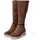 Rieker Damen Winterstiefel X5793, Frauen Stiefel,langschaftstiefel,wasserdicht,Boots,Winterschuhe,uebergangsstiefel,braun (24),38 EU, / 5 UK - 38