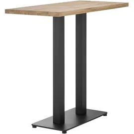 Stolkom Bartisch Jay 120 x 104 x 60 cm Eiche braun