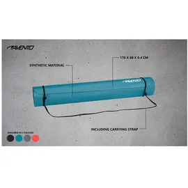 Avento Fitness/Yoga-Matte Grau
