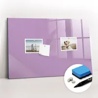 Tulup Magnettafel, Violett, Glas, 60x0.4x40 cm, Dekoration, Magnettafeln &