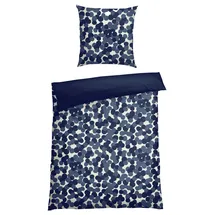 SCHIESSER Bettwäscheset Allez - Renforcé - 2-teilig - 135 x 200 cm - Blau