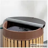 BECKMANN Regentonnendeckel Größe 4 600 l braun