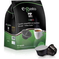 Pop Caffè e-gusto 160 Kaffeekapseln, Mischung 2 Cremoso, kompatibel mit Nescafé Dolce Gusto
