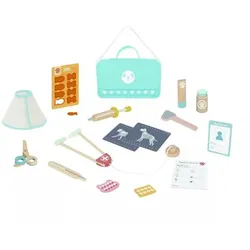 Tooky Toy: Tierarzt-Set mit Zubehör, Holz