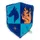 Thalia Kissen Drache 0 x 0 cm Blau