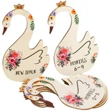 Alipis 7stücke Cartoon-schwanen Trenner Für Kleinkinderkleidung Standard-kleiderstange Kompatibel Praktisch Zum Ordnen Von Babykleidung Glatte Oberfläche Sicher Kleiderschrank