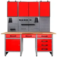 Ondis24 Werkstatt-Set »Harry« - rot