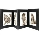 Deknudt Frames Deknudt Fotoalbum, Fotokaste, Leder oder Kunstleder, Schwarz, 13 x 18 cm