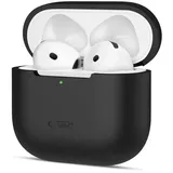 techprotect Tech-Protect Silikonhülle für Apple AirPods 4 – Schwarz
