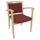 einrichtungsdesign24 Alexander Massivholz Rot