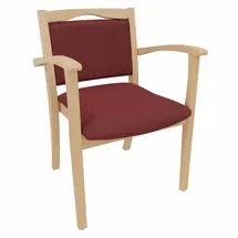 einrichtungsdesign24 Alexander Massivholz Rot