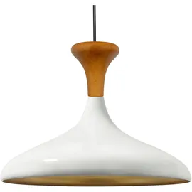 Bamyum Champion 1-flg. 35 cm rund Holz weiß