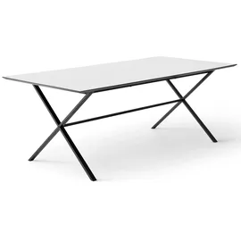 Hammel Furniture Meza Designtisch mit Auszugsfunktion und 2 Einlegeplatten 210 x 73,5 x 100 cm