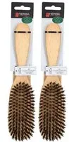 HERBA Brosse à cheveux poils de sanglier ovale hêtre FSC 2x1 pc(s)