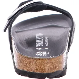 Birkenstock Madrid Big Buckle Nubukleder geölt schmal schwarz 41