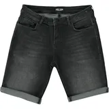 Cars Jeans "CALIFORNIA Den", Herren, Gr. M, N-Gr, schwarz (schwarz used), Web, Obermaterial: 79% Baumwolle, 20% Polyester, 1% Elasthan, Abriebeffekte, regular fit, Jeans Jeansshorts