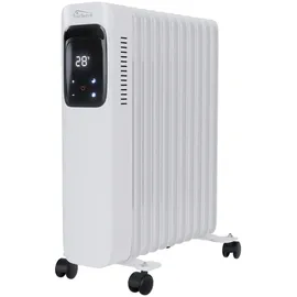 Tronitechnik Ölradiator TT OR 311 Weiß 11 Rippen 2500 Watt Drei Stufen WiFi