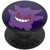 PopSockets PopSockets: PopGrip - Ausziehbarer Sockel und Griff mit einem Austauschbarem Top für Smartphones und Tablets - Pokémon Enamel Glow In the Dark Gengar