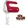 Bosch Styline Colour MFQ 40303 Handmixer deep red/silber