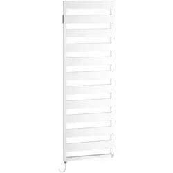 Kermi Casteo-E elektrischer Badheizkörper 1533x30x600mm FKS Anschluss links 800W, Weiß CTE101500602IXK