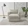 Home Affaire Sessel PIAGGE Cord 125 x 83 x 210 cm Beige mit Hocker