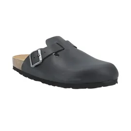 Rohde Herren Männer, Hausschuhe,verbandschuhe,Therapie-Sandalen,Klett-Hausschuhe,SCHWARZ,44 EU / 9.5 UK