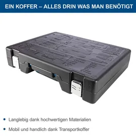 SCHEPPACH Werkzeugkoffer TB217 217-tlg. blau/grau/schwarz