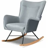 Konsimo - Adducti Schaukelsessel, Himmelblau