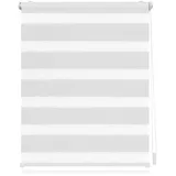Lichtblick Duo Rollo / Doppelrollo Klemmfix 75 x 150 cm weiß