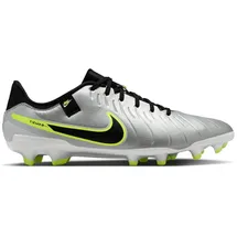 Nike Legend 10 Academy Herren Metallic Silver/Black-Volt 43