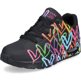 SKECHERS JGoldcrown Uno Highlight Love black/multi 40