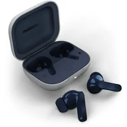 Motorola Moto Buds, Kabellos, Anrufe/Musik/Sport/Alltag, Kopfhörer, Blau