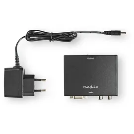 Nedis HDMI T Converter VGA Buchse/2x Cinch 0,07 m Grau