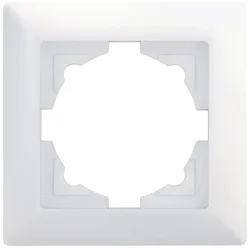 Gunsan 01281100000140, Visage 1-fach Rahmen für 1 Steckdose Schalter Dimmer Weis...