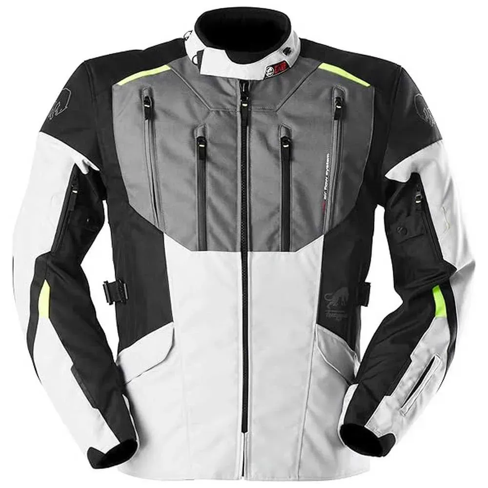 Furygan Brooks Jacke - Black / Pearl / Anthracite / Fluo - 2XL
