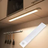 Ultradünn LED Schrankbeleuchtung Beleuchtung Küche mit Bewegungsmelder,3 Farben Dimmbar Unterbauleuchte Küche 20CM USB LED-Licht Schrankleuchte,Magnetisch Schranklicht Treppenlicht Galerie Weinschrank